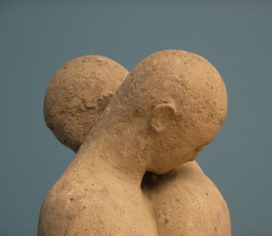 Statue of a couple in Denmark