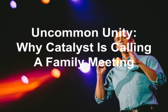 Andy Stanley speaking at Catalyst 