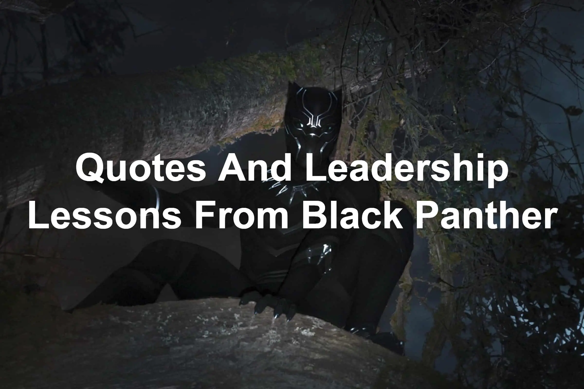 Black Panther Quotes And Leadership lessons