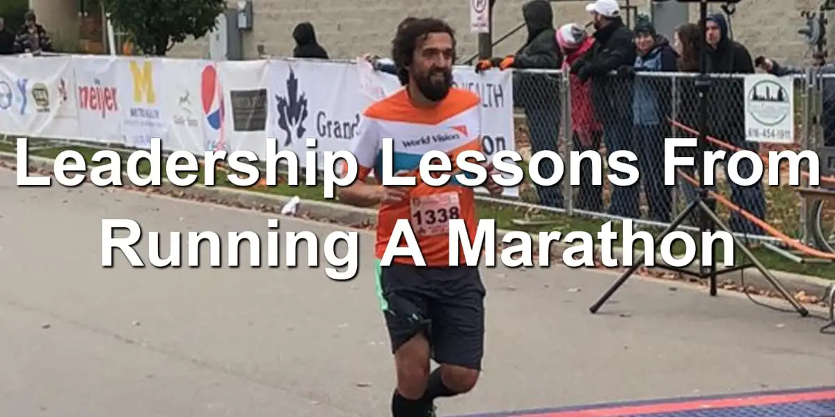 What running a marathon can teach you about leadership