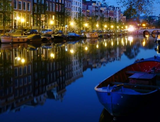 Amsterdam at night