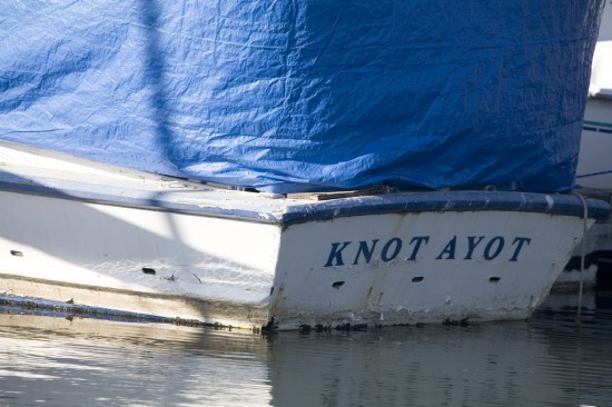 Boat named Not A Yot