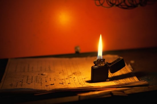 Old style flip lighter Old style flip lighter