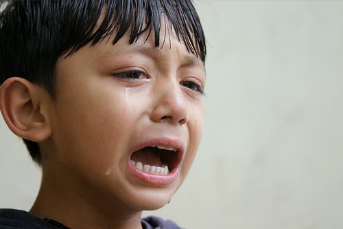 Kid crying