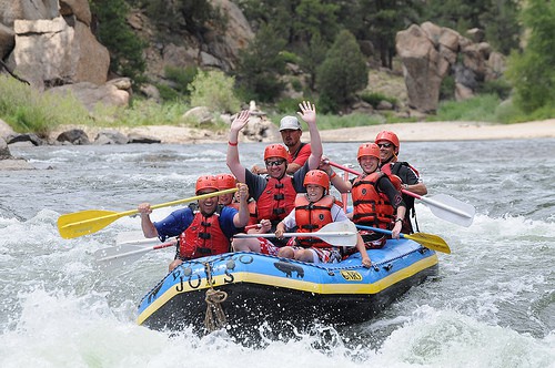 Rafting expedition in Colorado