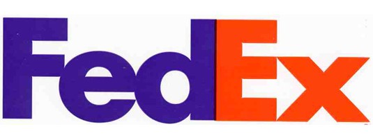 FedEx negative space logo