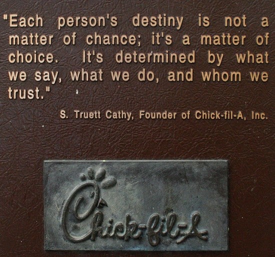 Truett Cathy on destiny