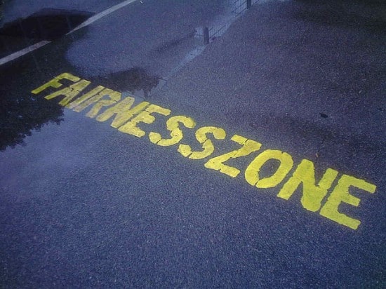 You're entering the fairness zone. Or are you?