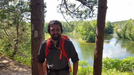 Backpacking the Manistee River trail in Michigan