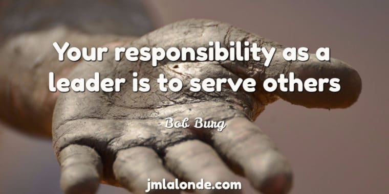 Bob Burg shares on our responsibility as a leader