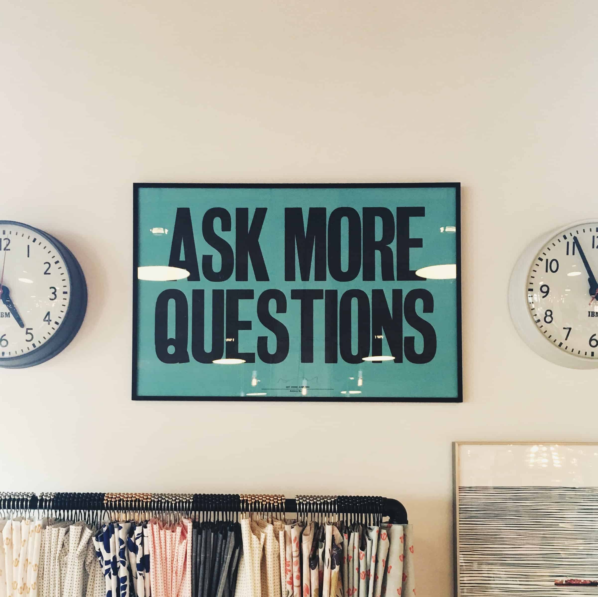 Great leaders ask question