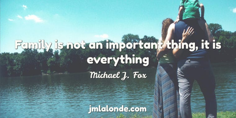 michael j fox quote on family is everything