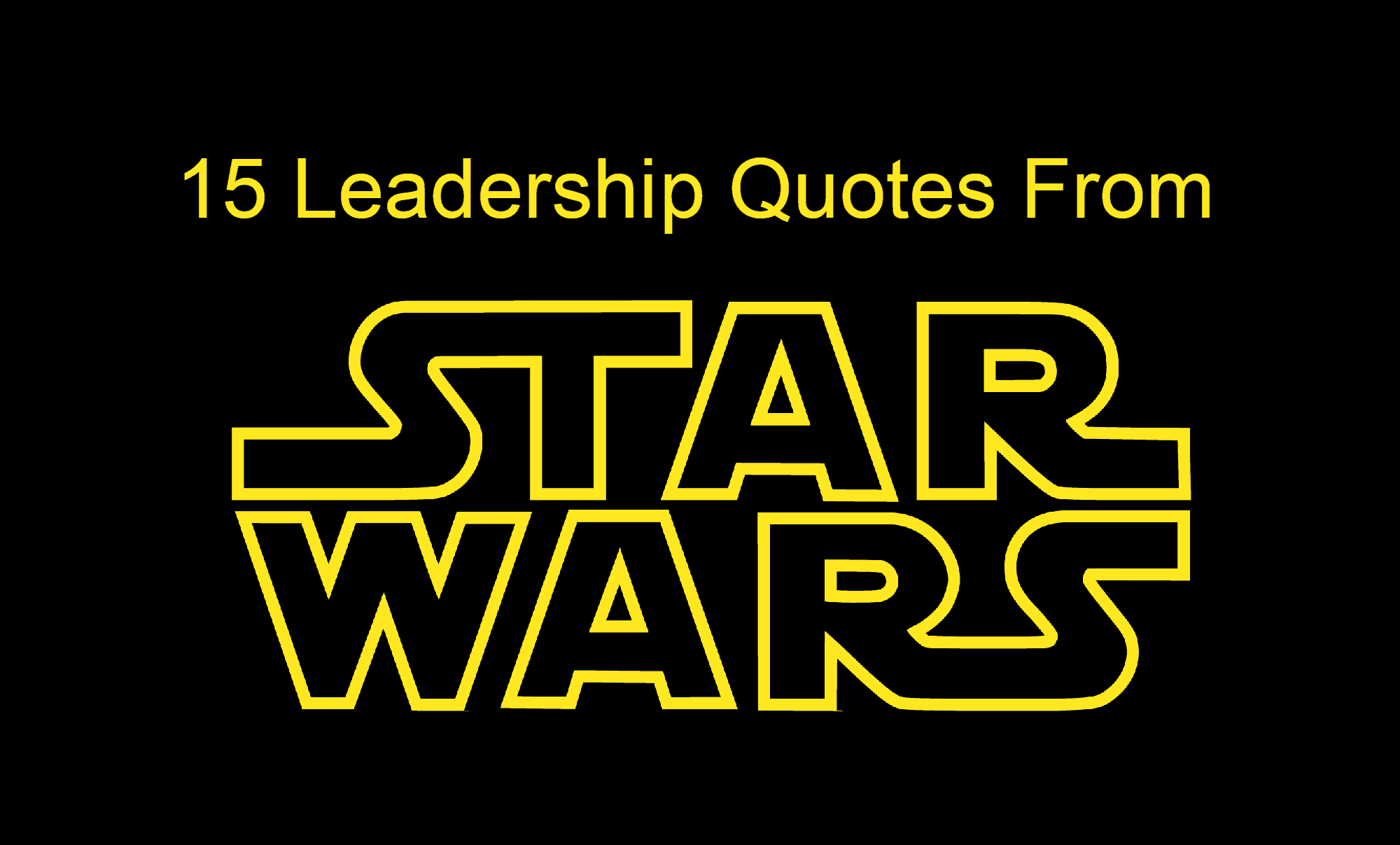 Real Life lessons from Qui-Gon Jinn (Star Wars Quotes) 