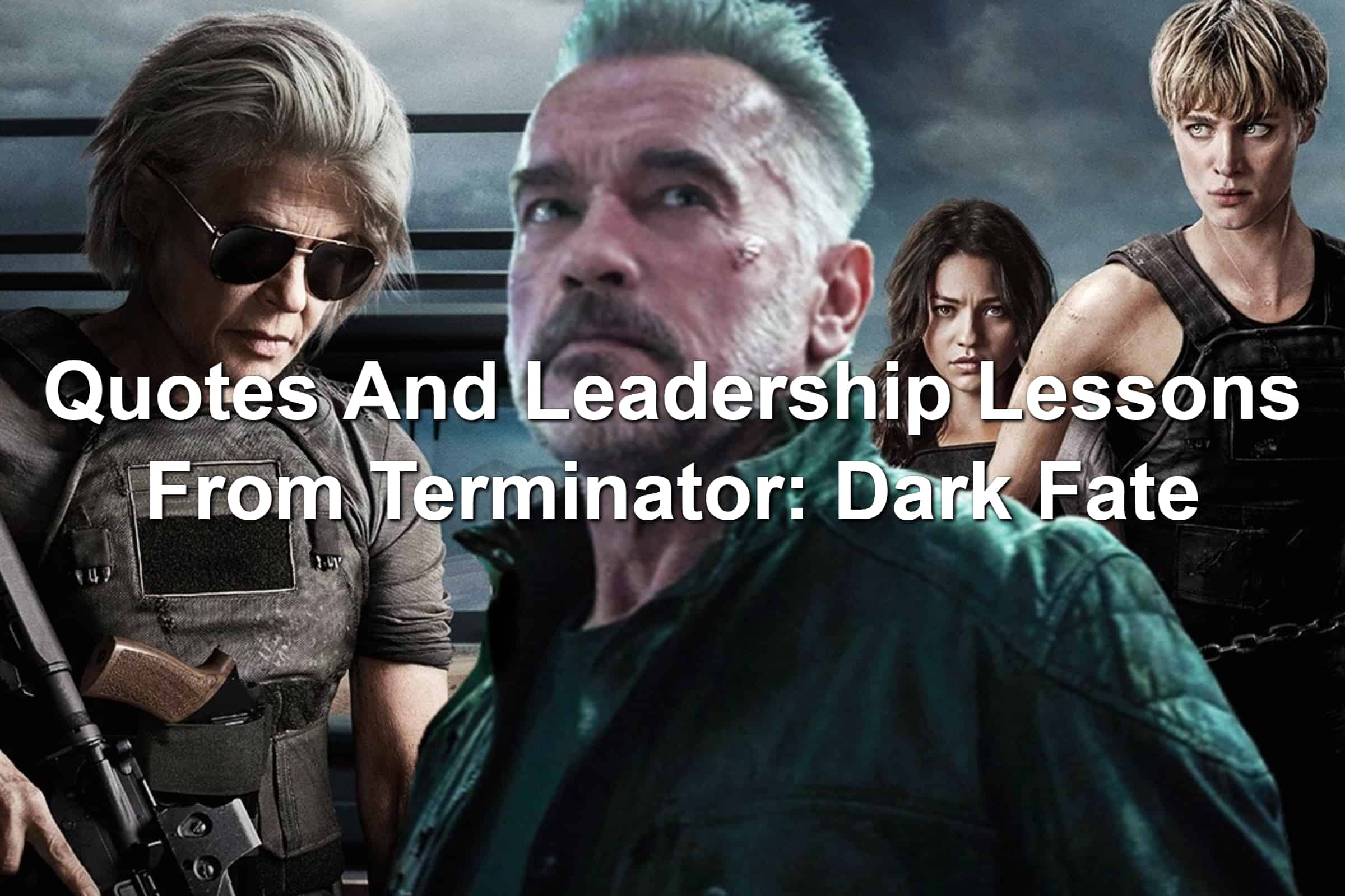 Main cast of Terminator: Dark Fate