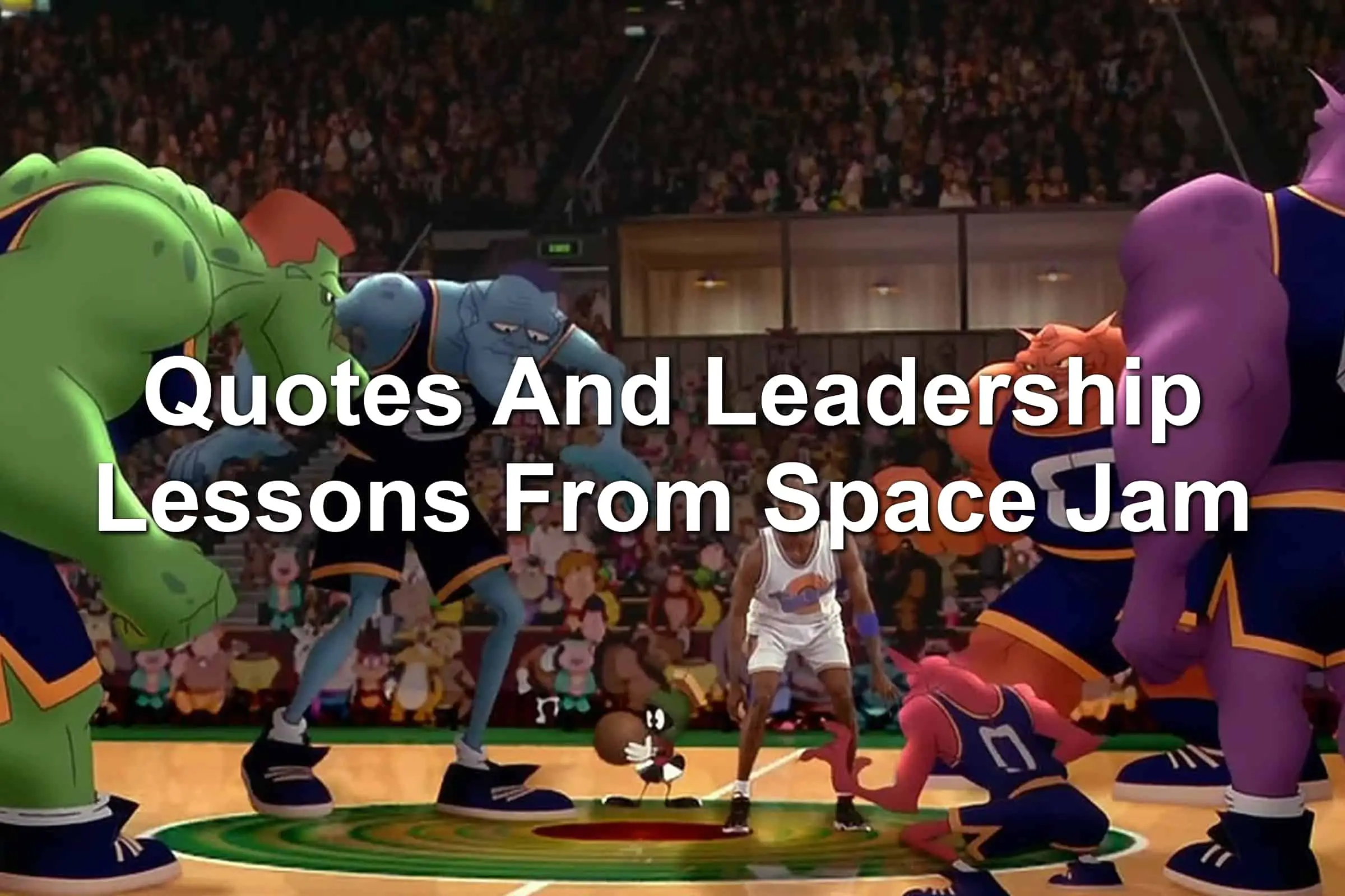 The Nerdlucks and Michael Jordan facing off in Space Jame