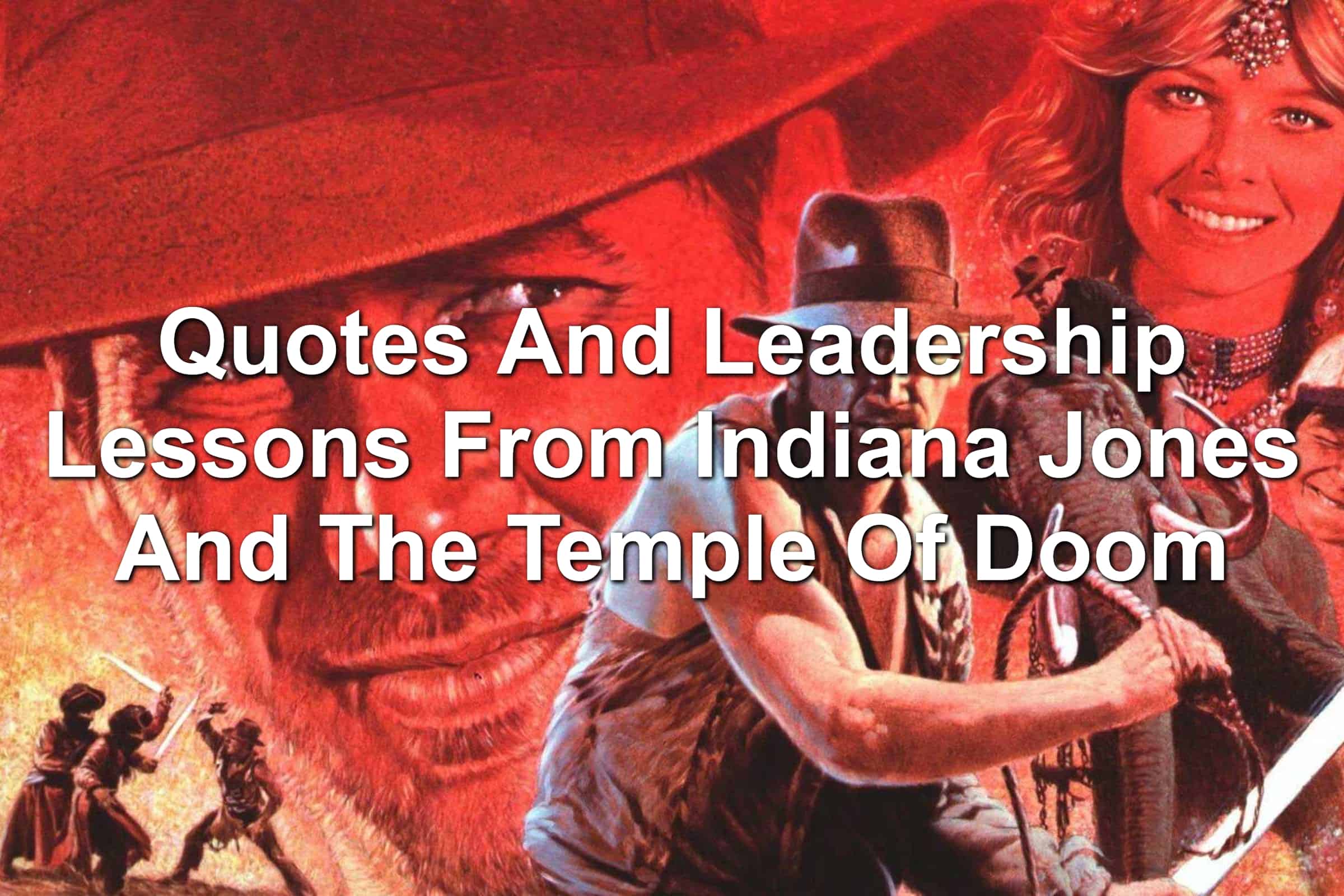 Promotional image for Indiana Jones and the Temple of Doom