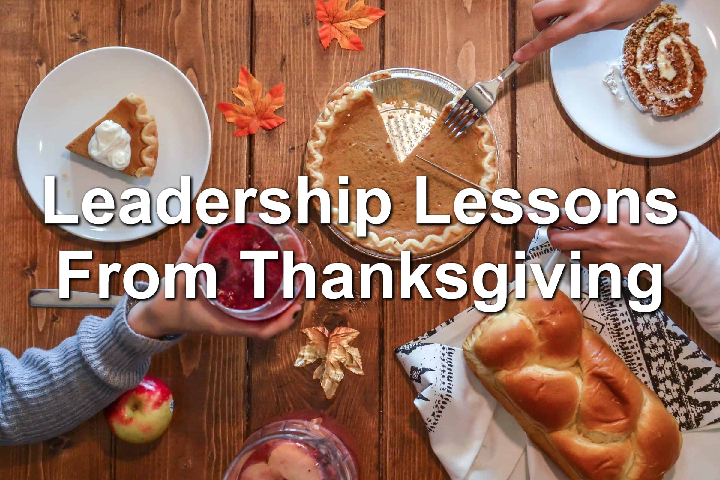 A traditional Thanksgiving dinner on a table