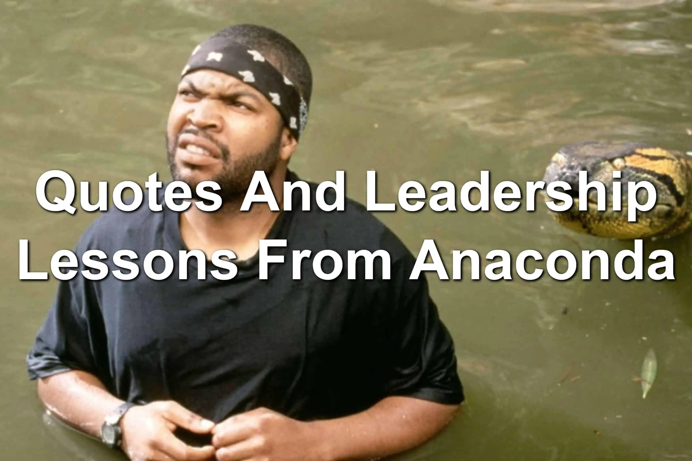 Ice Cube in the movie Anaconda