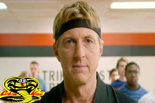 Johnny Lawrence lading the Cobra Kai dojo