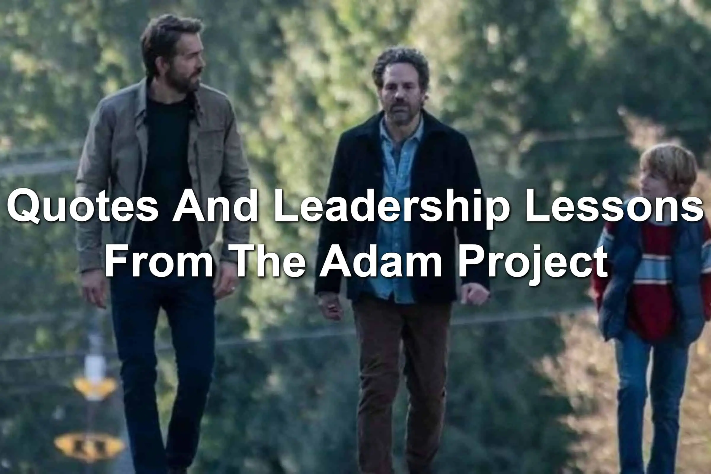 Mark Ruffalo and Ryan Reynolds in The Adam Project