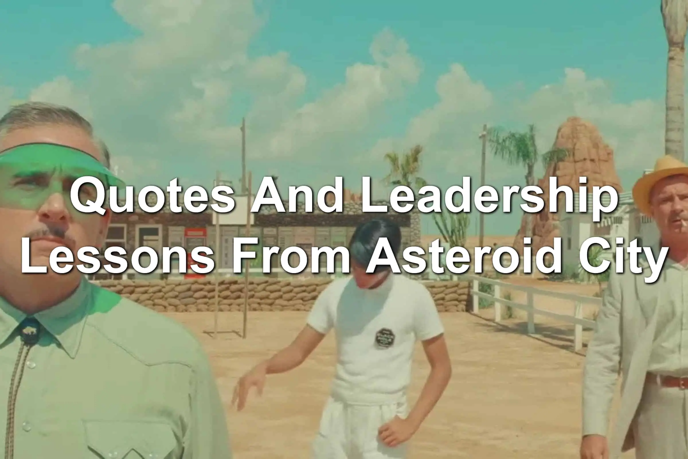 Steve Carell and Tom Hanks in Asteroid City