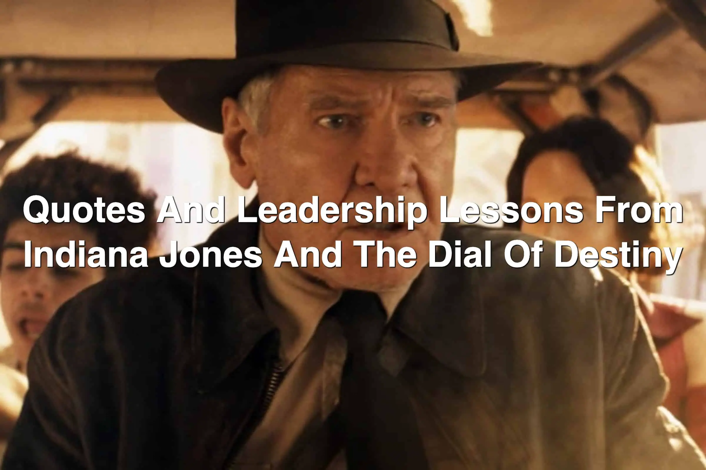 Harrison Ford as Indiana Jones in Dial of Destiny